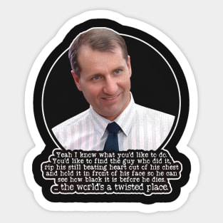 Mikita's Manager, Glen // Twisted Place Sticker